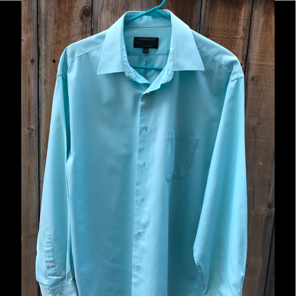 Alexander Julian Men’s Dress Shirt, L